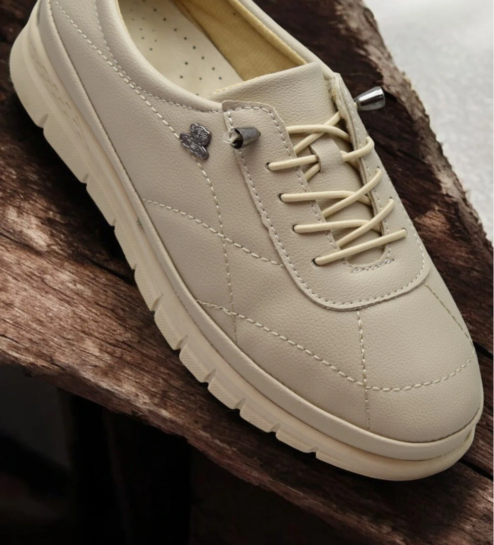 Ayakkabı Burada 0249 Rahat Ortopedik Taban Günlük Kadın Ayakkabı Babet Kadın Mevsimlik Ayakkabı model görseli