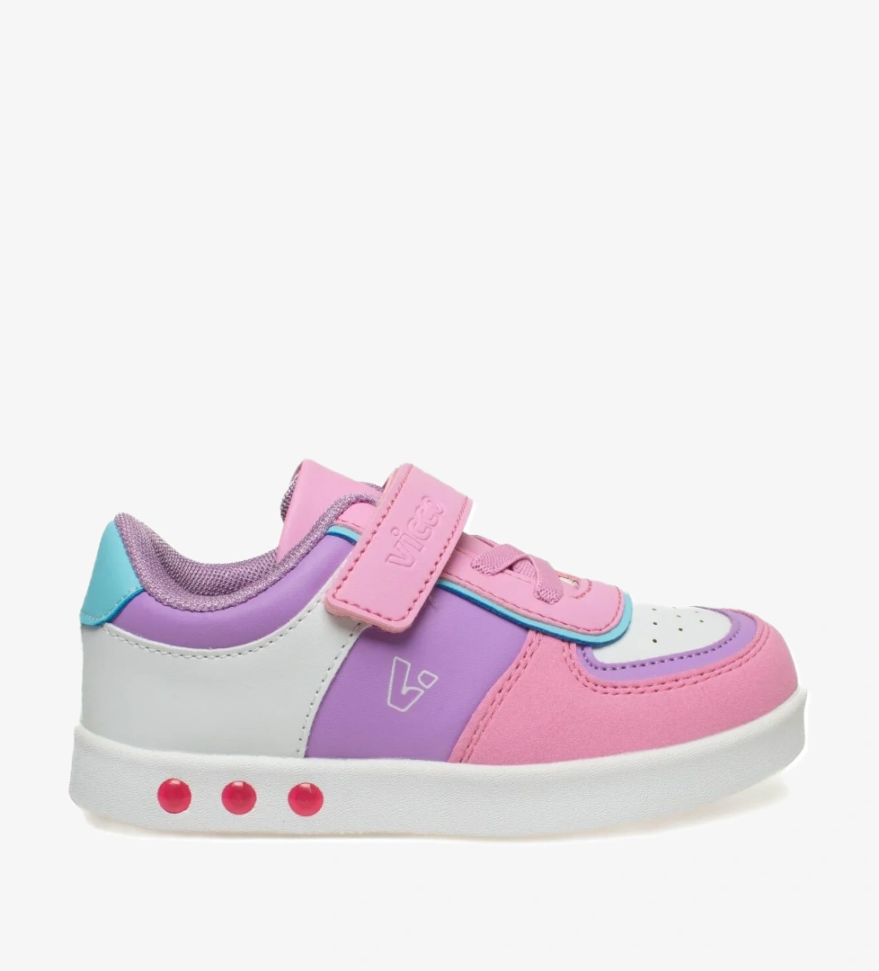 313.B21K130 Sam Bebe Işıklı Pembe Çocuk Spor Ayakkabı