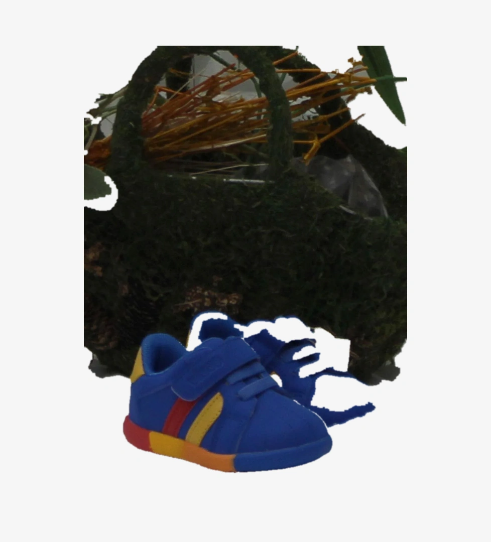 950.E24K.453 Saks Mavi Heika İlk Adım Erkek Çocuk Ayakkabı - Görsel 1