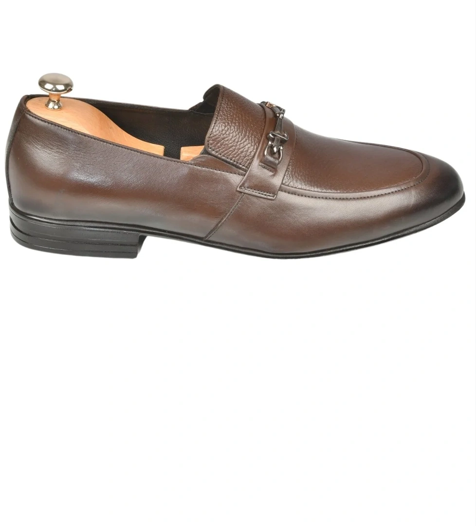 Deep Sea DeepSEA Erkek Kahve Tokalı Hafif Taban Hakiki Deri Klasik Ayakkabı 2509998 model görseli