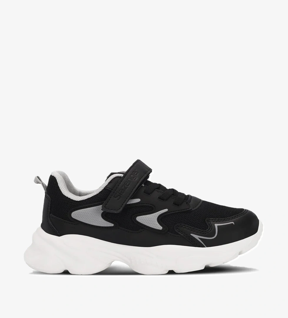 PARIS Unisex Çocuk Sneaker Ayakkabı Siyah - Görsel 1