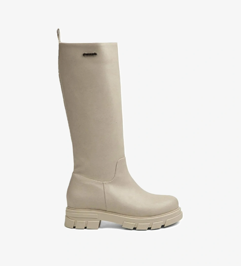 Pierre Cardin Beranna Kışlık Kadın Uzun Çizme Bot Krem model görseli