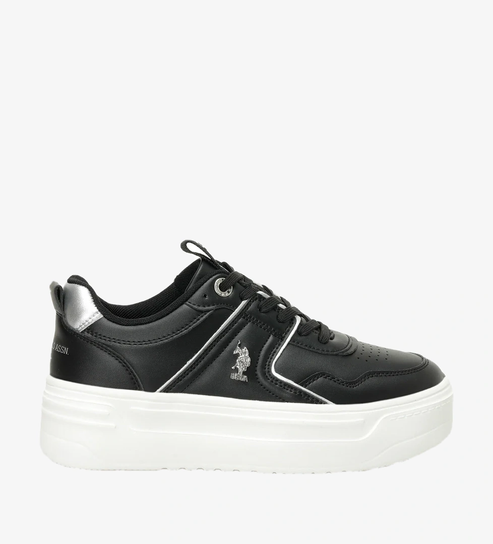 U.S. Polo Assn. CLARKE 5FX Siyah Kadın Sneaker - Görsel 1
