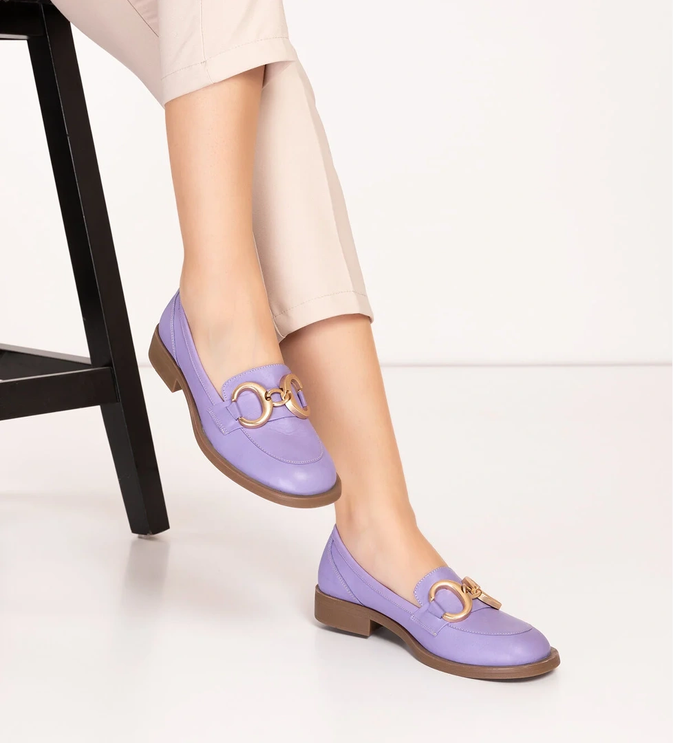 Gondol Kundura Gondol Hakiki Deri Günlük Toka Detaylı Loafer alpx.322 model görseli