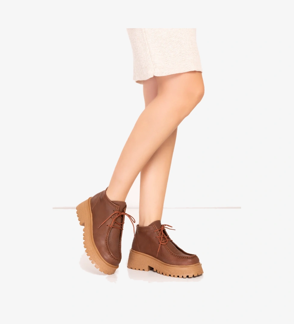 Gondol Kadın Hakiki Deri Günlük Postal Bot wst.2245 - Görsel 1