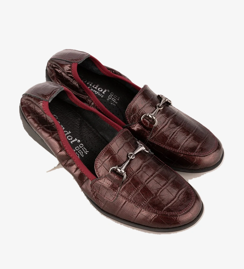 Gondol Kadın Hakiki Deri Anatomik Taban Lastikli Babet ell.7085