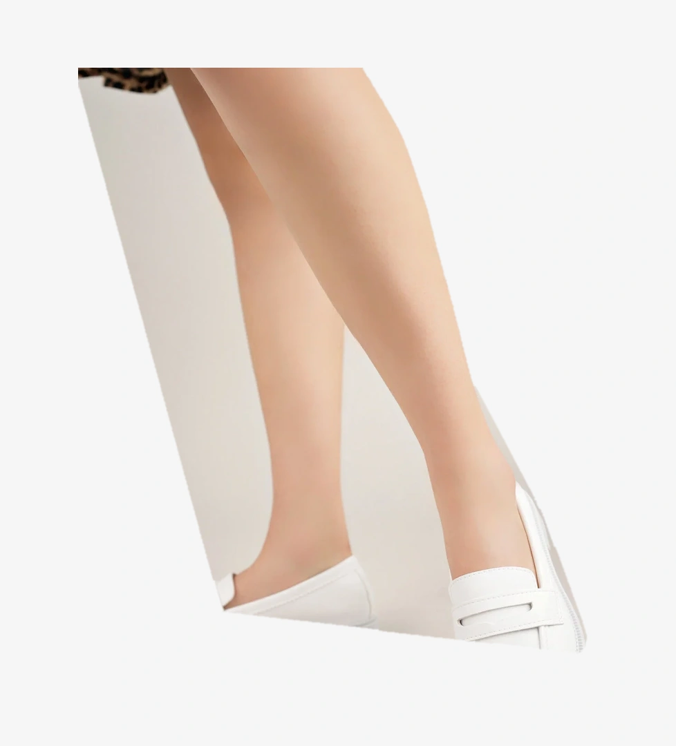 Freemax Kadın Hafif Rahat Makosen Ayakkabı abb.805 Beyaz model görseli