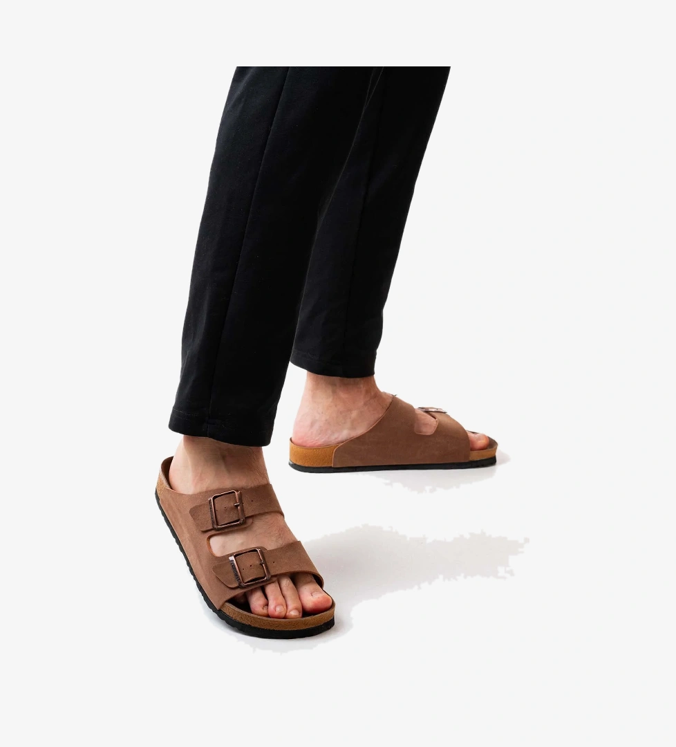 Freemax Unisex Arizona Terlik Bej Taba model görseli