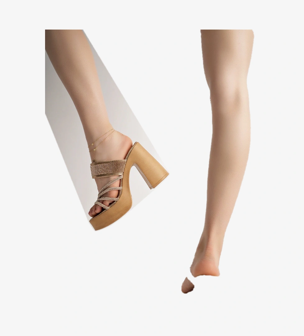 Freemax Kadın Yüksek 12 Cm Topuklu Klasik Platform Ayakkabı model görseli