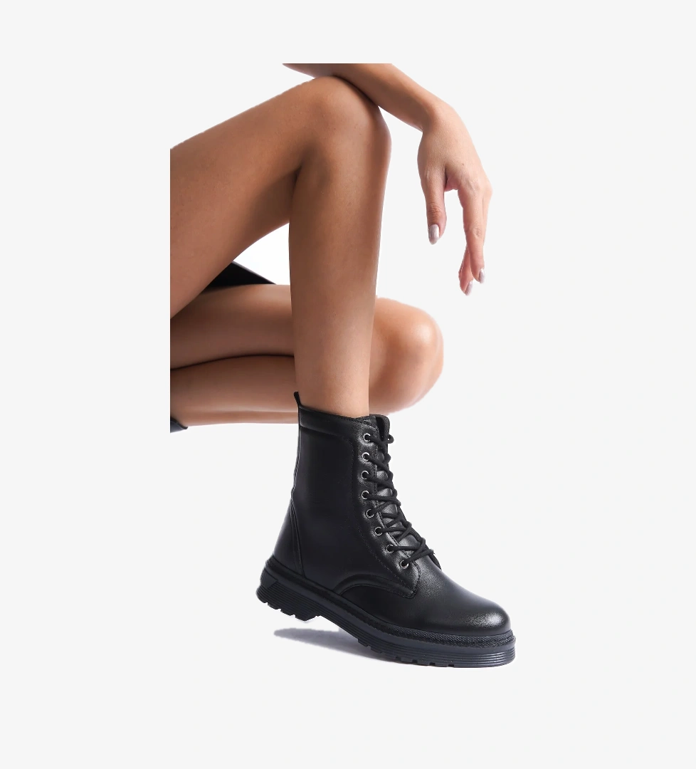 Garantili D0901 Ortopedik Kadın Fermuarlı Bot