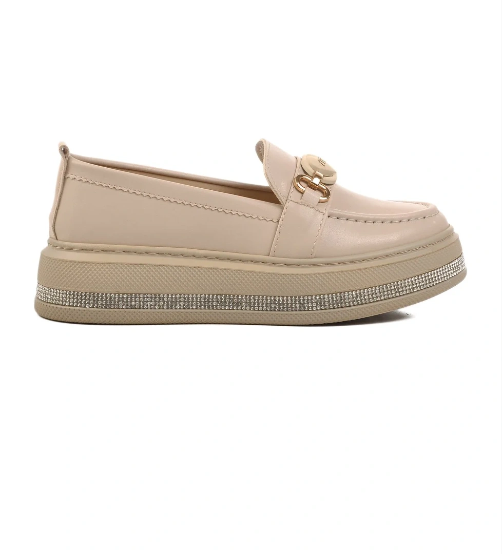 Ayakmod Bej Siyah Kadın Casual Ayakkabı 346201 Z model görseli