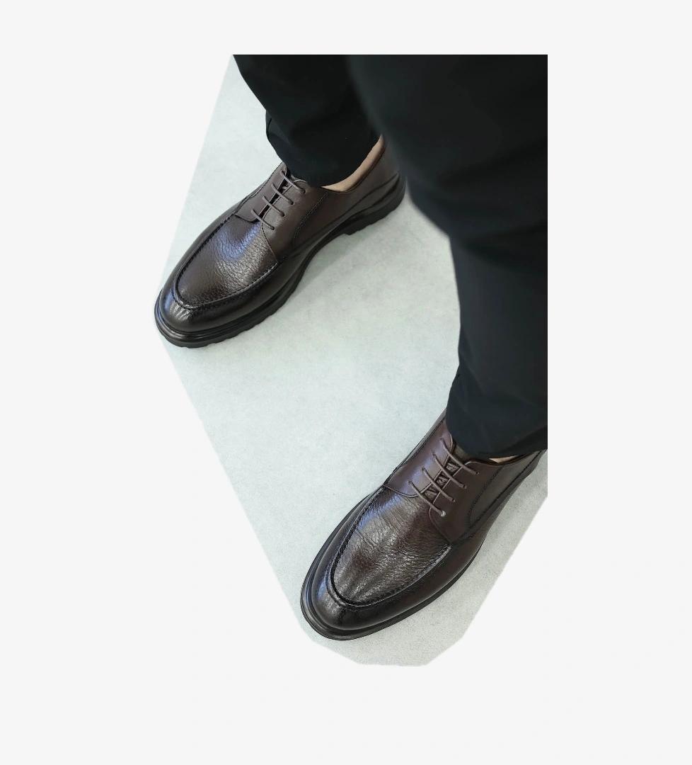 Hakiki Deri Erkek Klasik Ayakkabı 741MA2402-1 - Görsel 1