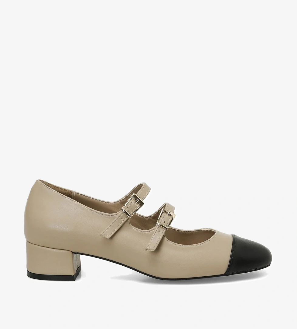 325038.Z 5FX Bej Kadın Topuklu Ayakkabı - Görsel 1