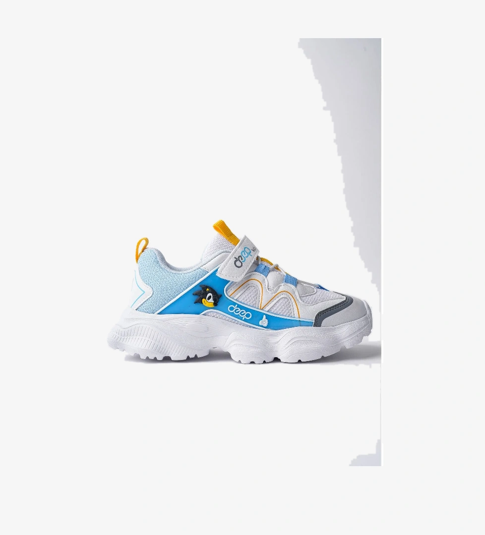 Mcdark 011 Lastik Bağcıklı Ortopedik Sararmaz Taban Ve Cırtlı Çocuk Ayakkabı model görseli