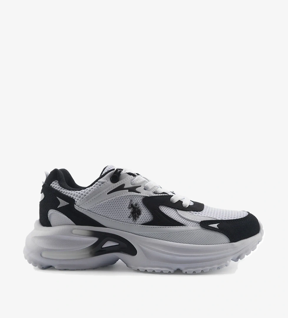 U.s. Polo Assn. U.s. Polo Assn. AITOR 5FX Beyaz Erkek Koşu Ayakkabısı Sneaker | Flo Beyaz - 1. görsel