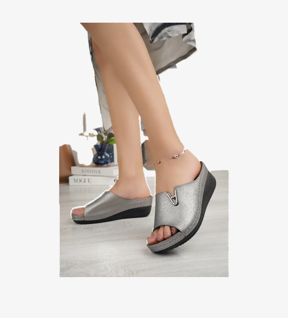 Khayt Anna Anatomik Ortopedik Rahat Comfort Taban Kadın Terlik model görseli