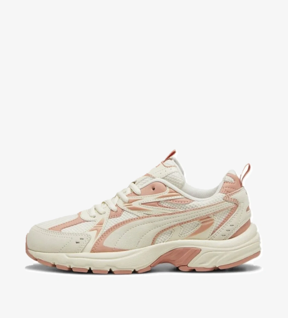 Milenio Tech Suede Coquette Kadın Beyaz Günlük Spor Ayakkabı (397822-01) - Görsel 1