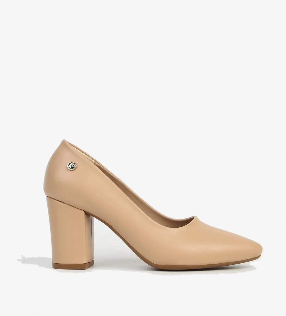 Bej Kadın Topuklu Ayakkabı PC-54733 - Görsel 1