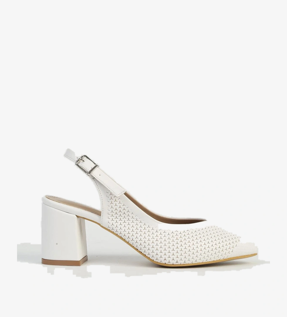 Pierre Cardin Beyaz Kadın Topuklu Ayakkabı PC-54727 model görseli