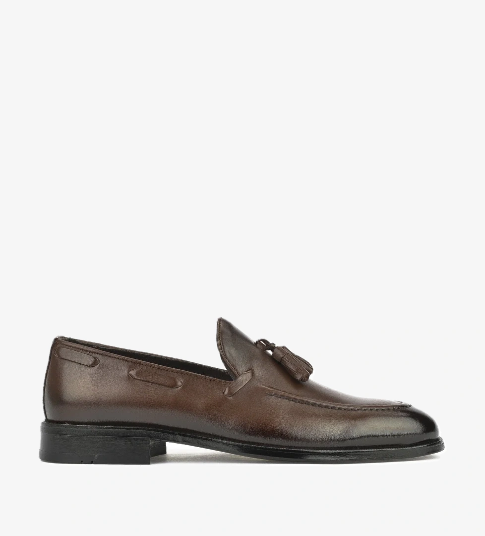 Erkek Hakiki Deri Klasik Ayakkabı 1511027Z206 Kahve