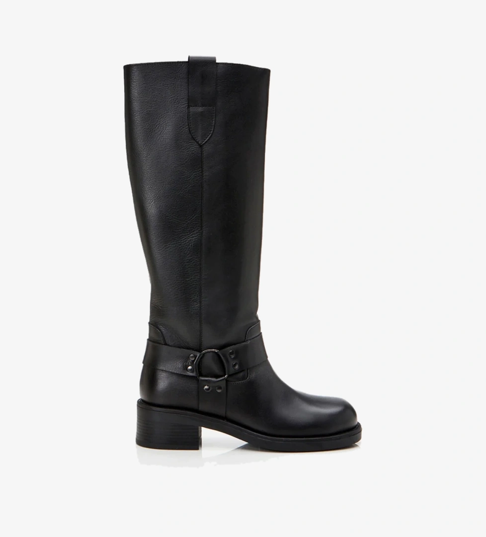 Hotiç Kadın Deri Siyah Çizme model görseli