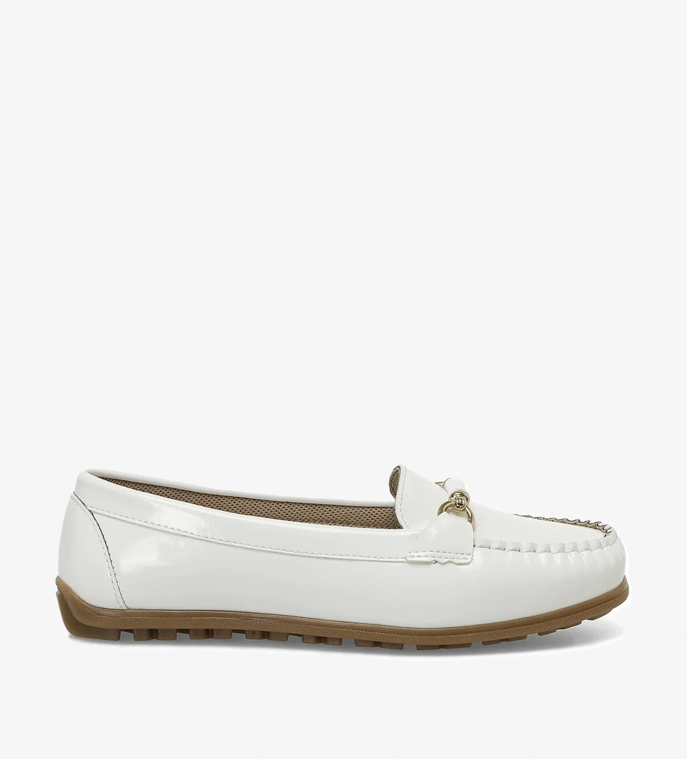 Butigo 25S-118 5FX Beyaz Kadın Loafer - Görsel 1