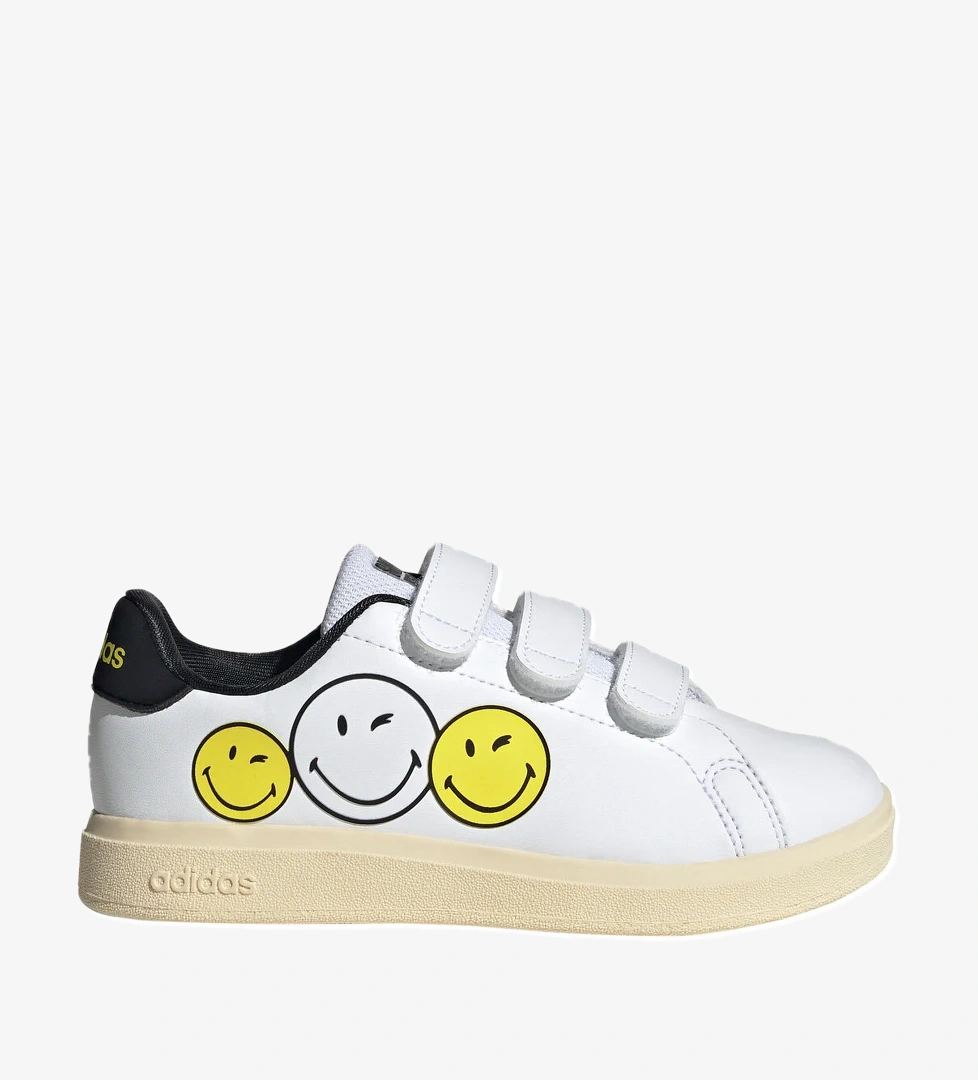 adidas ADVANTAGE SMILEY CF Beyaz Erkek Çocuk Sneaker
