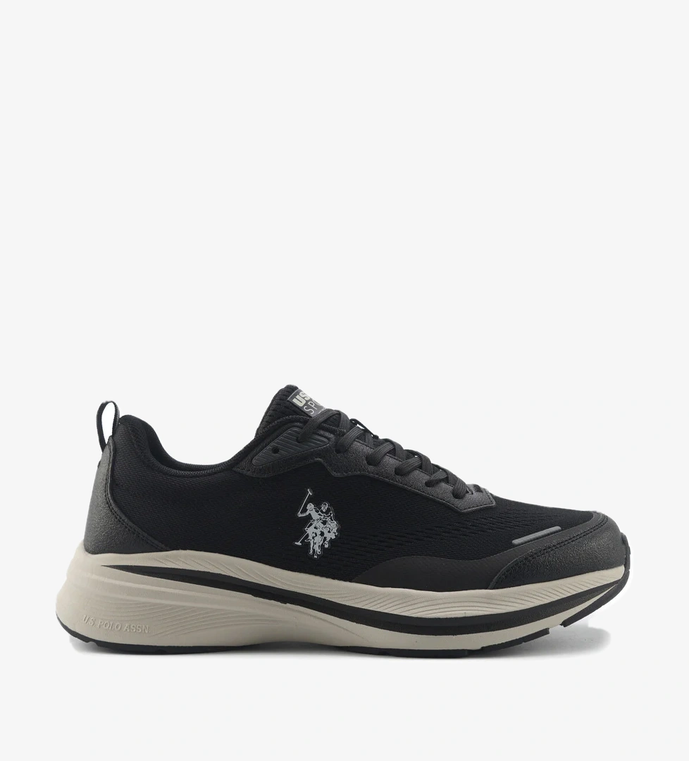U.s. Polo Assn. U.S. Polo Assn. ALFIE 5FX Siyah Erkek Koşu Ayakkabısı Sneaker | Flo Siyah - 1. görsel