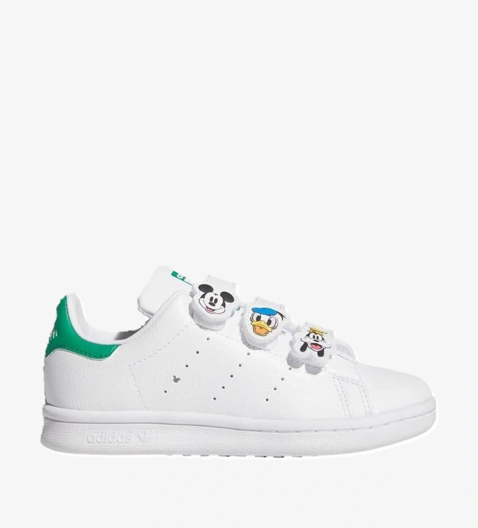 Adidas Beyaz Adidas Unisex Disney Sneaker Stan Çocuk Günlük Smith Spor Cf Ayakkabı C Jh7439 model görseli