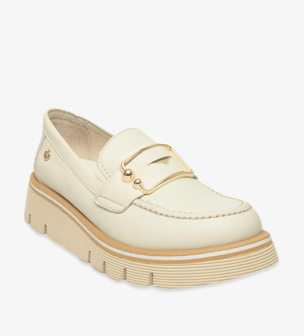 D25Ya-3760Z Günlük Krem Kadın Ayakkabı - Görsel 1