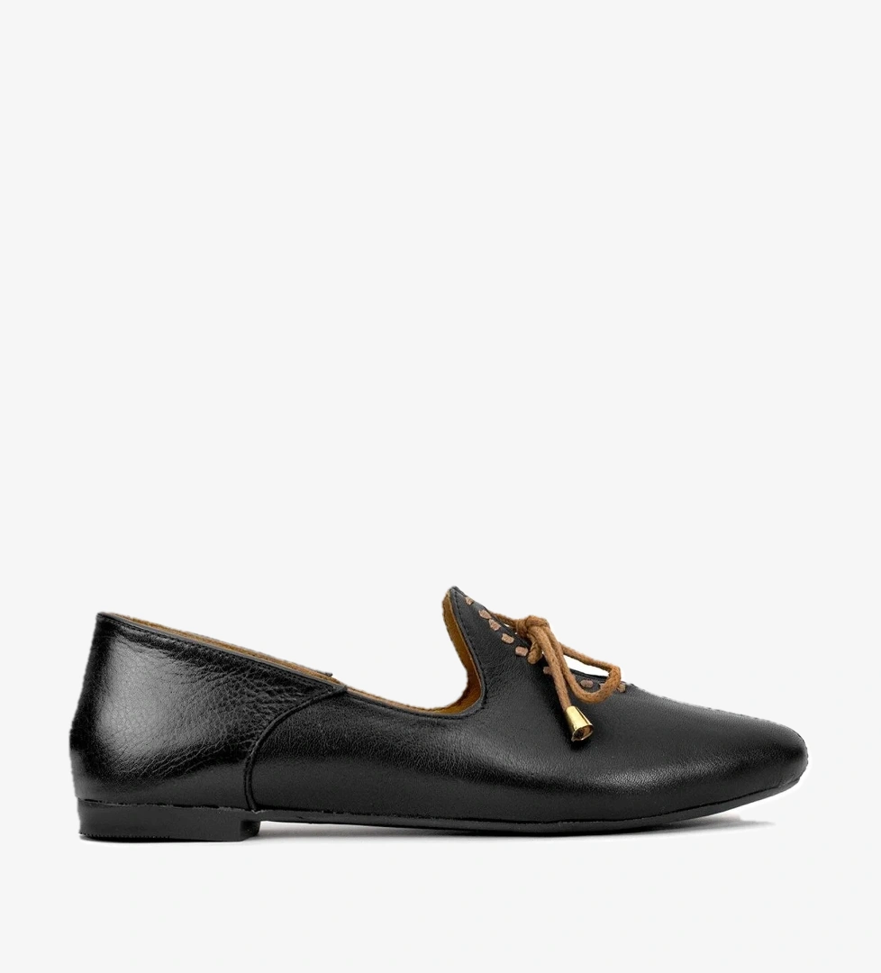 Elit Brk300C Kadın Deri Rahat Ayakkabı Siyah