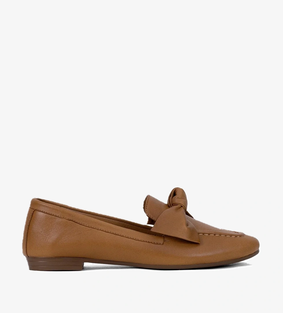 Elit Brk108C Kadın Hakiki Deri Babet Taba