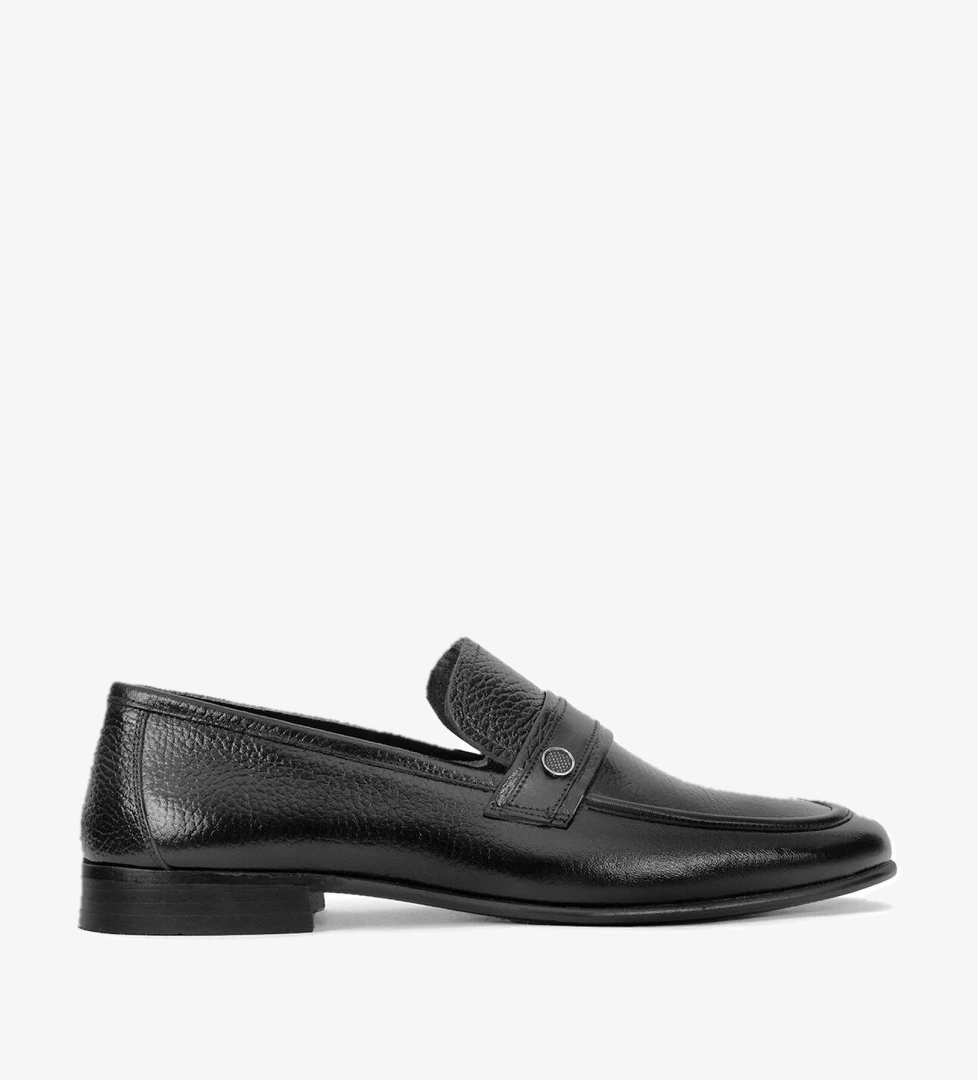 Ayakkabı Fuarı Elit GTMA201-1 Erkek Hakiki Deri Jurdan Klasik Ayakkabı Siyah model görseli