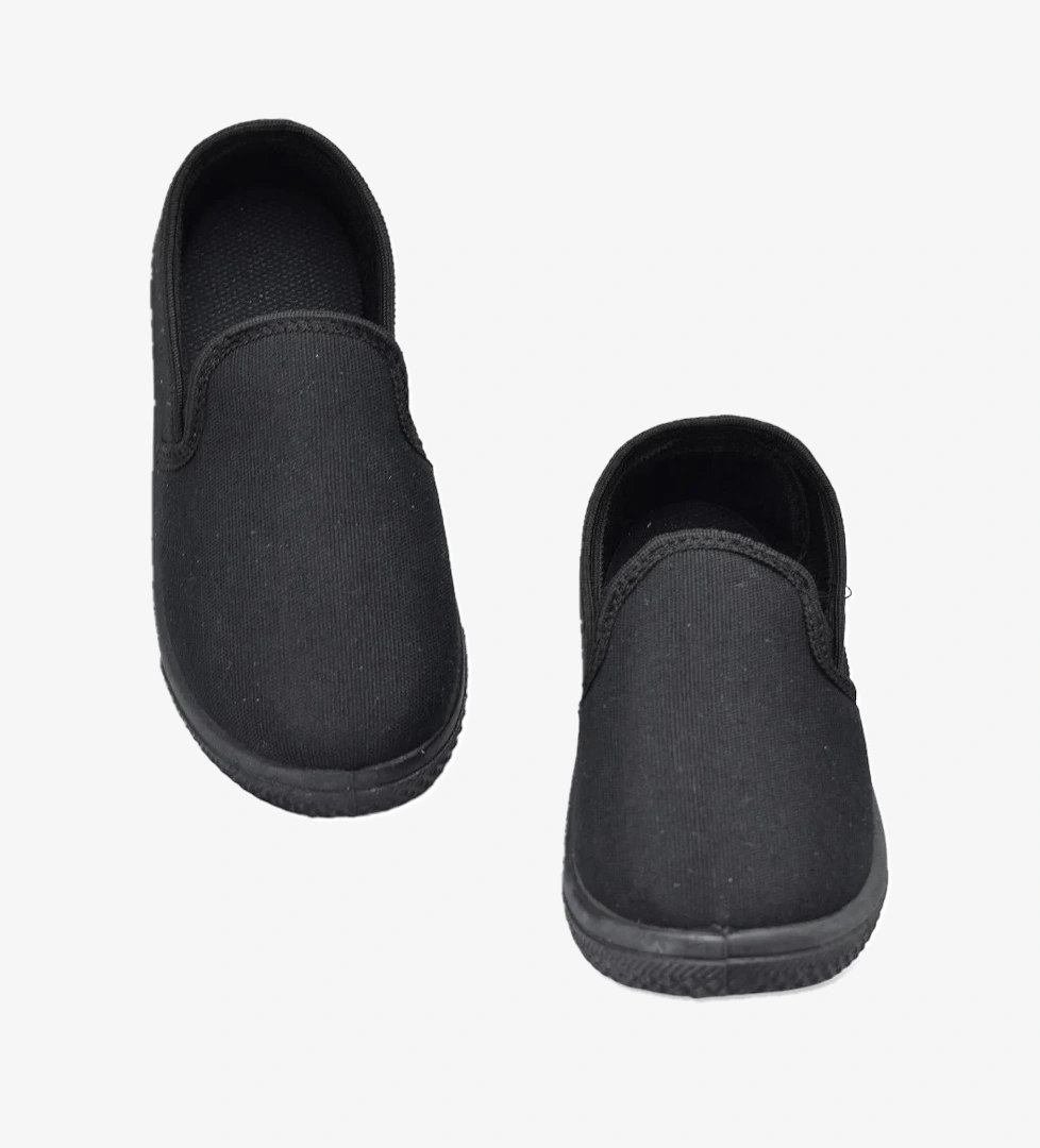 Ayakkabı Burada 002 Çocuk Keten Bez Ayakkabı Beyaz Renk Spor model görseli