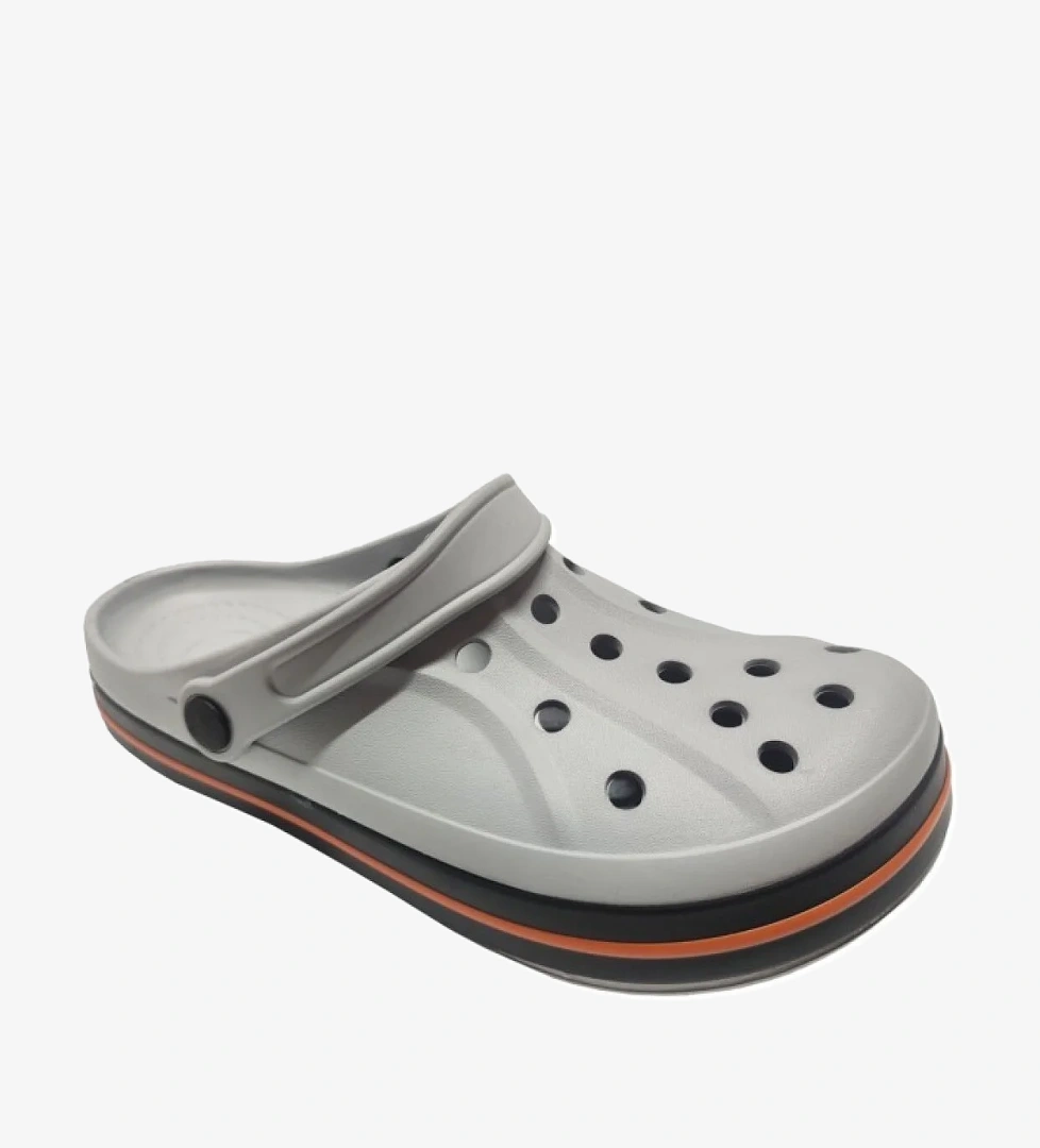 Apella E800-3-25 Anatomik Sabo Terlik Gri Siyah Turuncu 36-40 model görseli