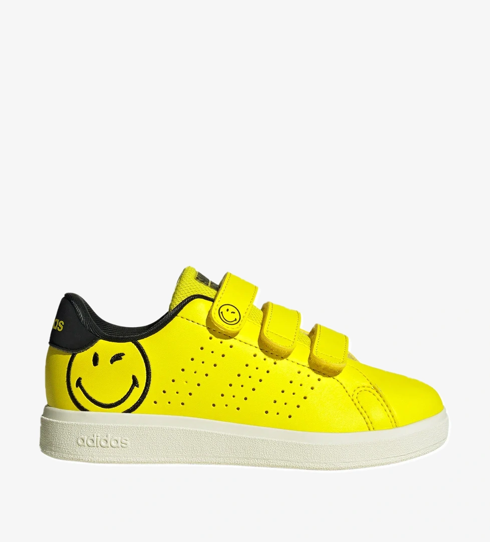 adidas ADVANTAGE SMILEY CF C Sarı Erkek Çocuk Sneaker