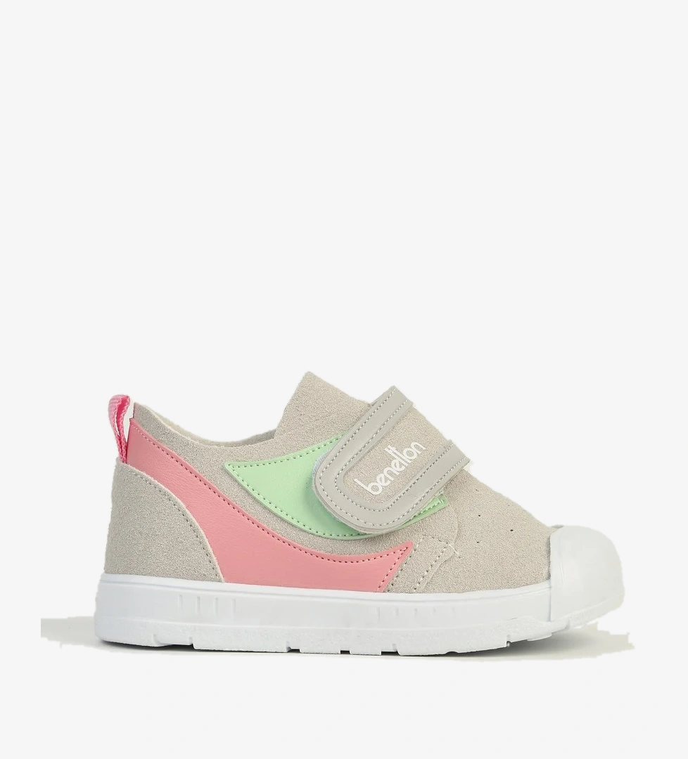 Benetton Gri Pembe Çocuk Spor Ayakkabı BN-1403 model görseli