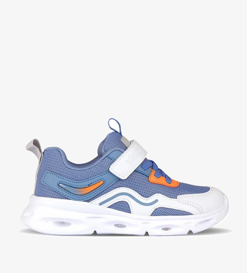 Vicco Viccco Rony 346.f24y.117 Işıklı Phylon Hafif Taban Cırtlı Çocuk Ayakkabı Mavi model görseli