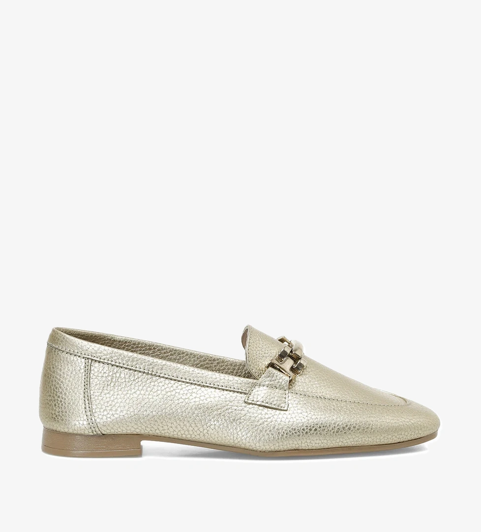 OMERRO 5FX Altın Kadın Loafer - Görsel 1