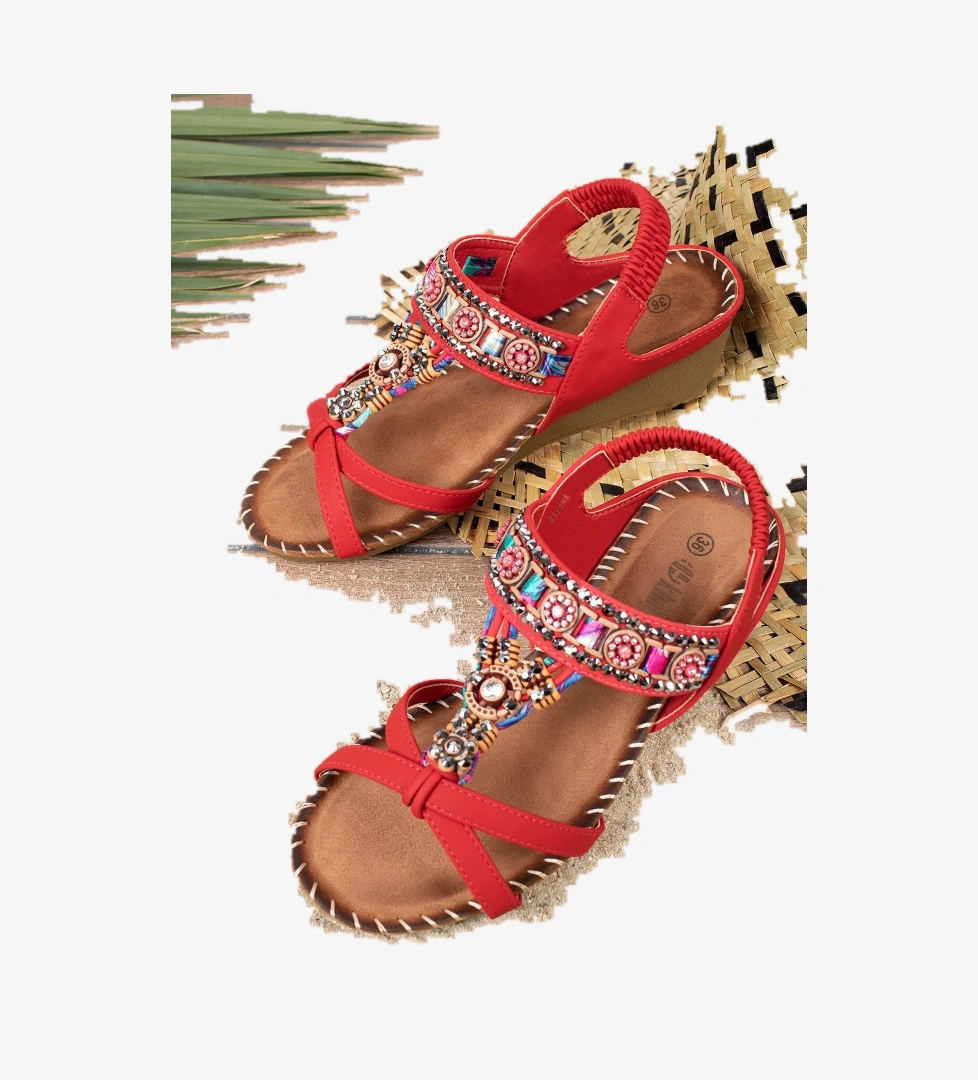 Anatolia Anatomik Fashion Taşlı Günlük Kadın Sandalet