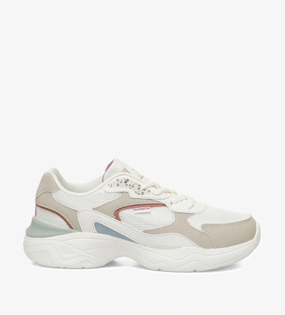 HOLLY TX W 5FX Ekru Kadın Sneaker - Görsel 1