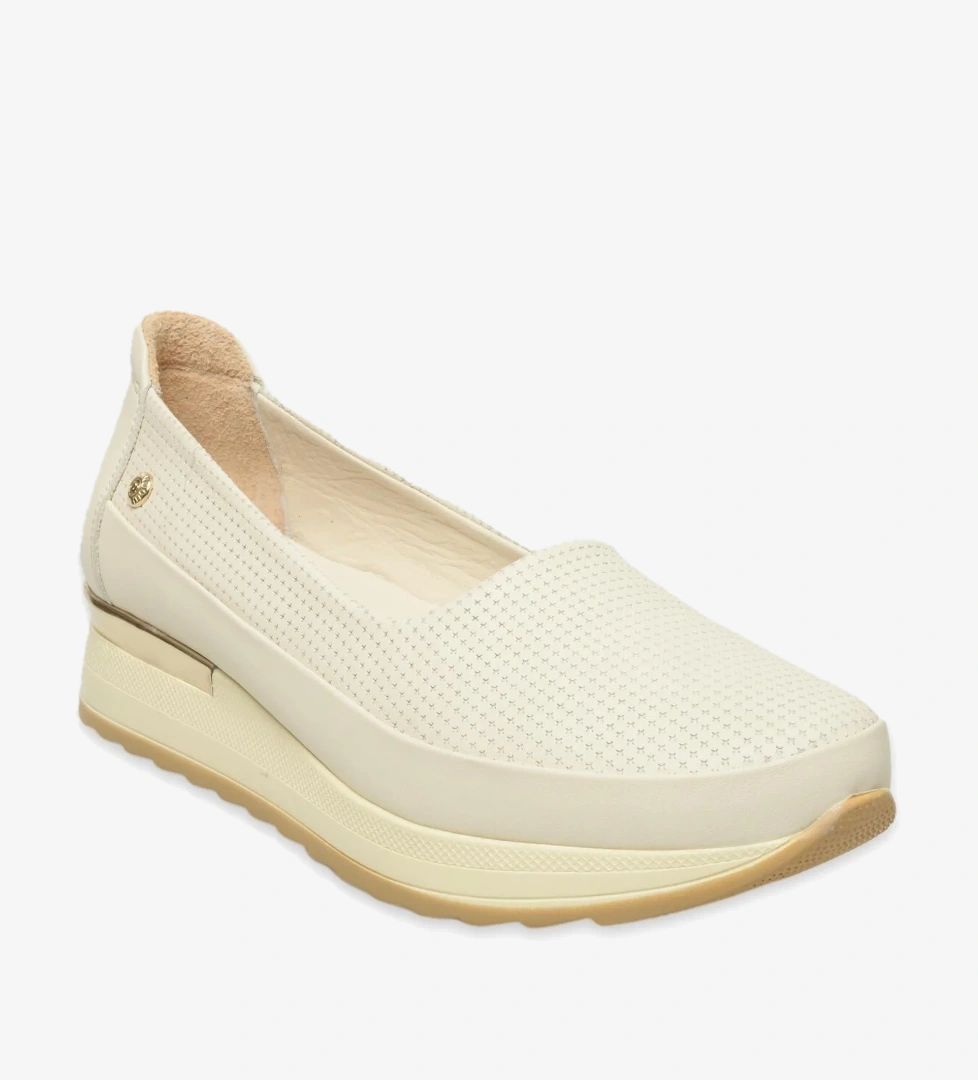 D25Ya-3520 Günlük Krem Kadın Ayakkabı