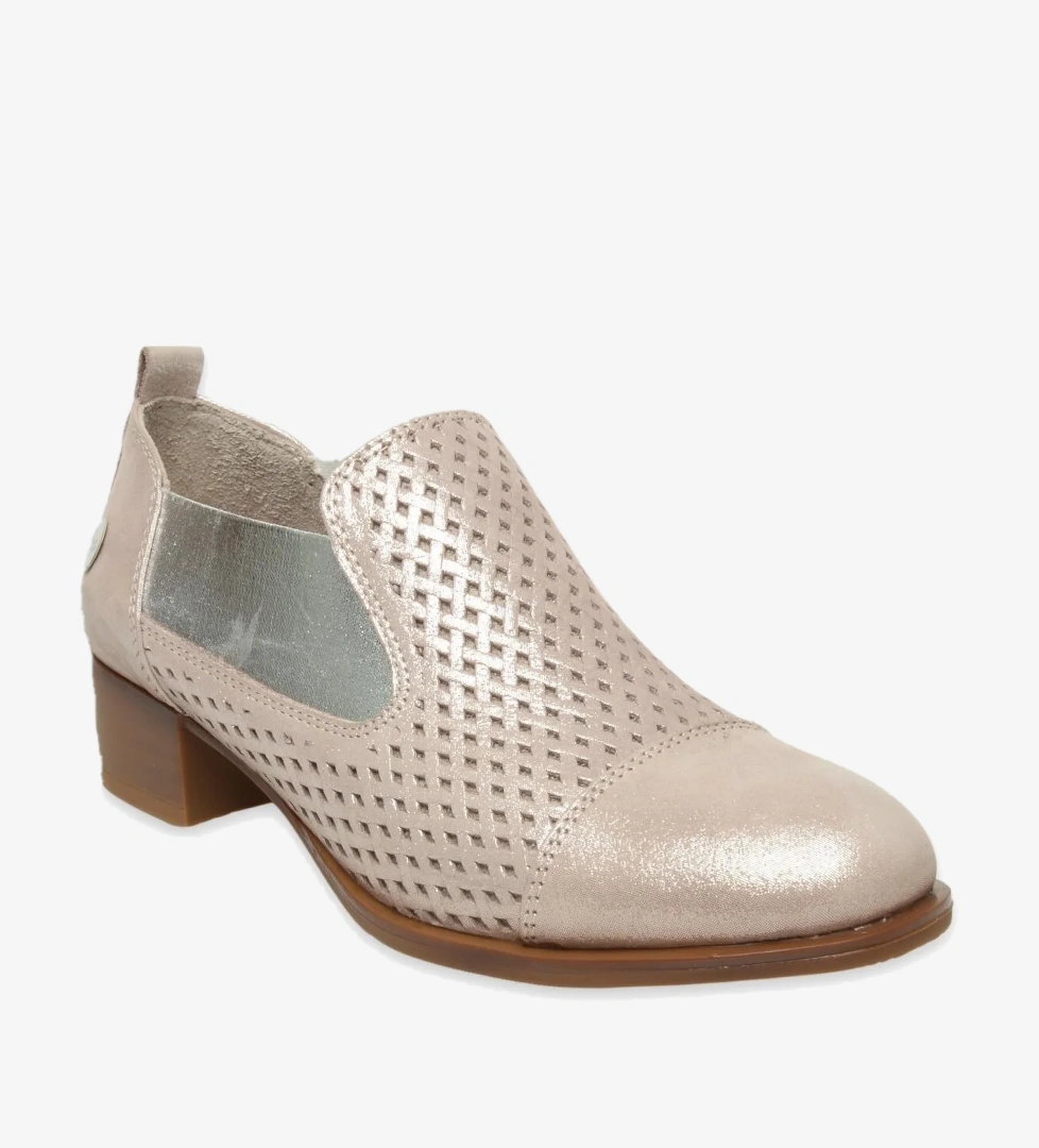 Mammamia D25Ya-7150 Günlük Kalin Topuklu Vizon Kadın Ayakkabı model görseli