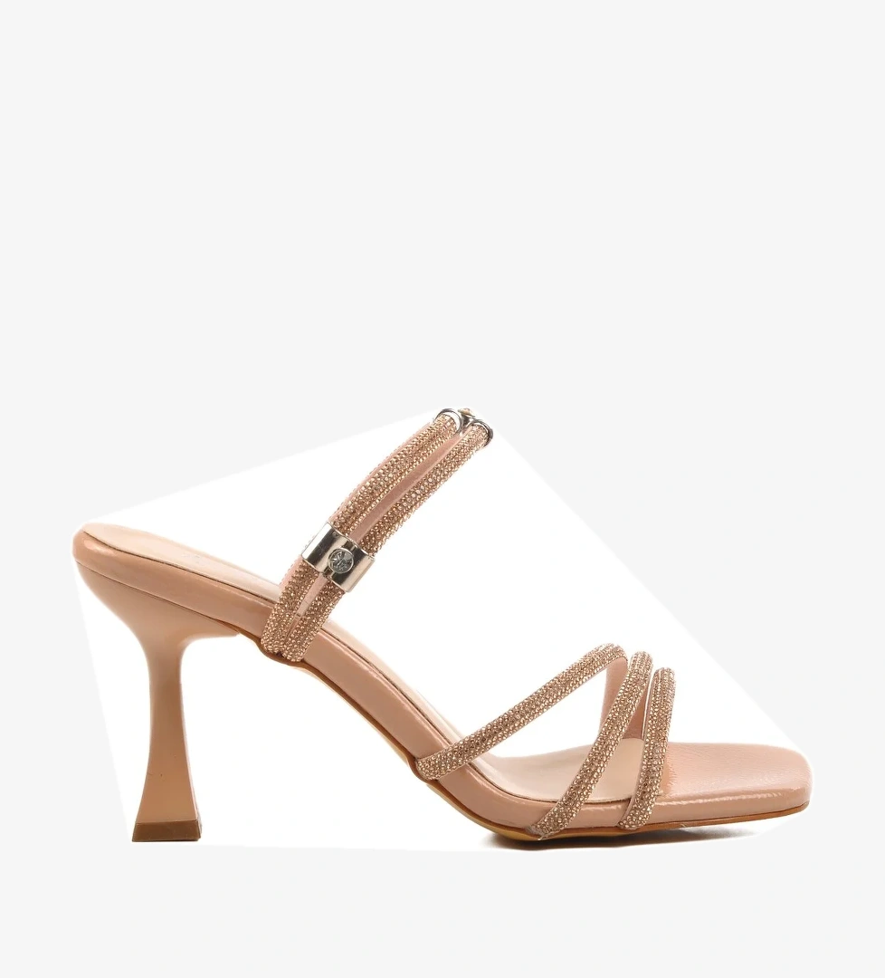 Nude Rugan Kadın Topuklu Ayakkabı 655372 Z