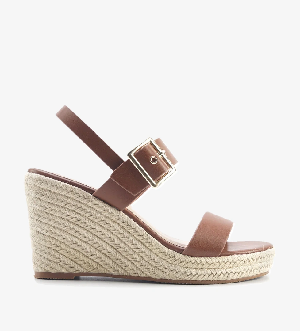 Nine West OPRAH 5FX Kahverengi Kadın Espadril - Görsel 1