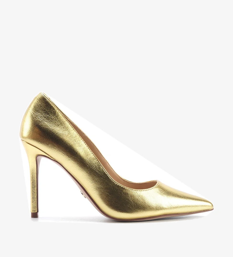 Nine West JULLY 5FX Altın Kadın Topuklu Ayakkabı - Görsel 1