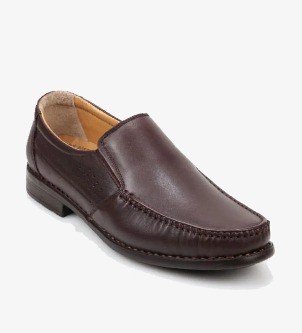 Tardelli̇ Tardelli 060 Ortapedik Siyah Erkek Günlük Deri Ayakkabı model görseli