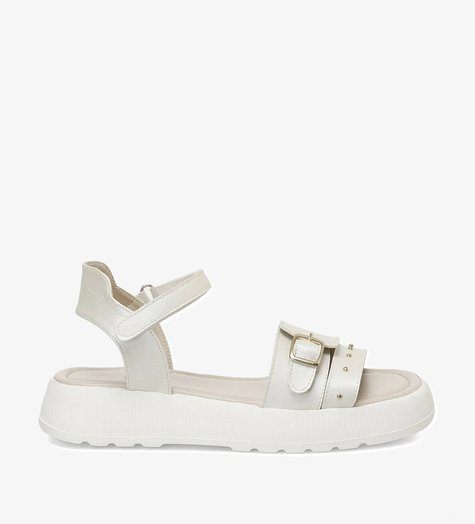 BRAN G 5FX Beyaz Kız Çocuk Sandalet - Görsel 1