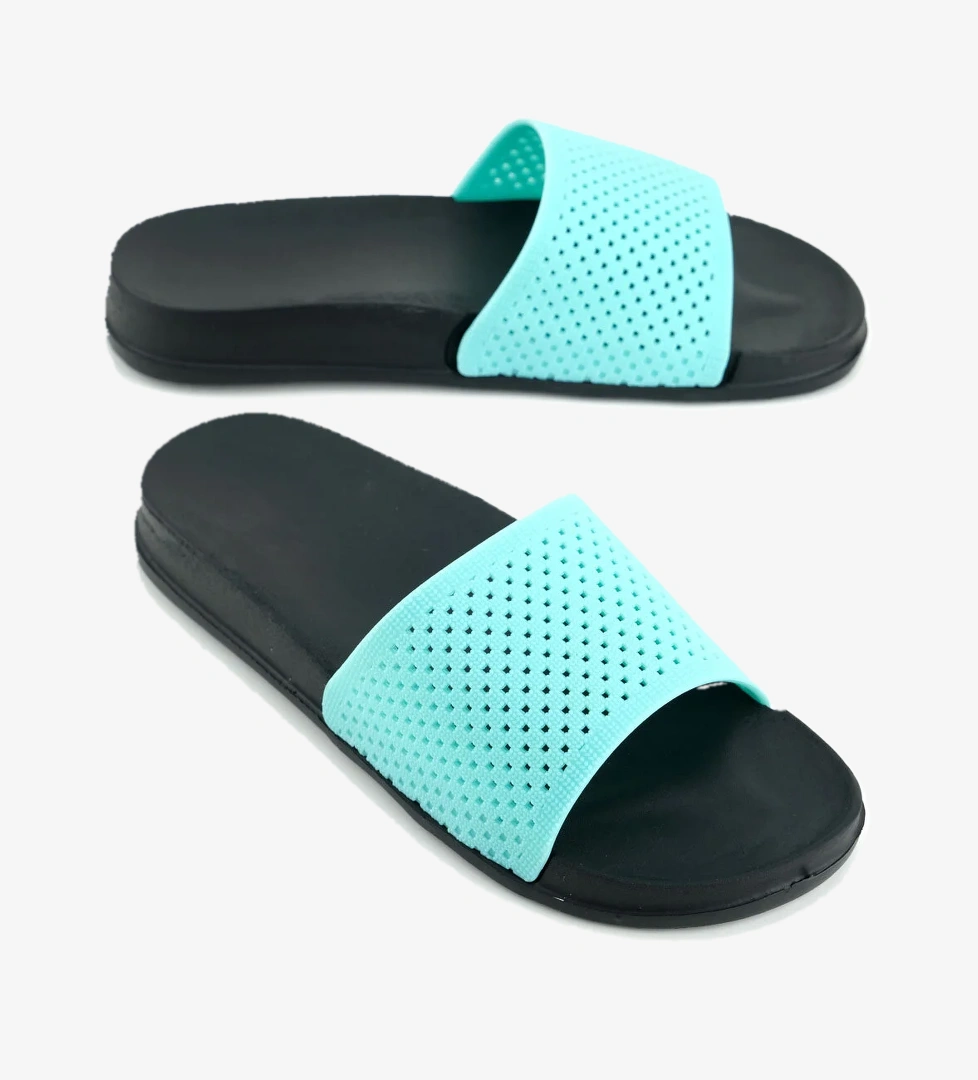 Gezer Gezer Yeşil Kadın Yazlık Eva Islak Zemine Uygun Ev Bahçe Banyo Havuz Terlik Sandalet & Terlik | Flo Yeşil - 1. görsel