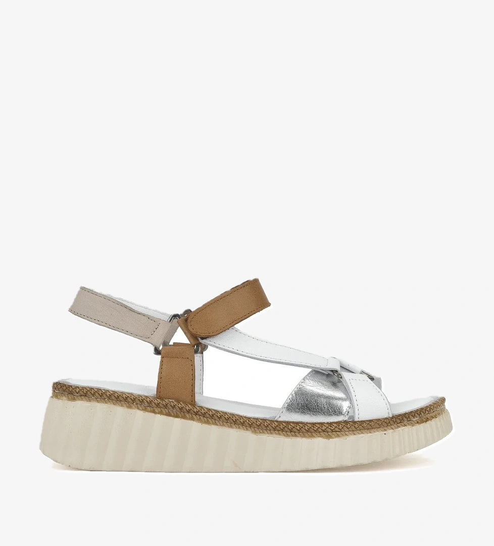 Kadın Hakiki Deri Sandalet 1511008Z413 Beyaz